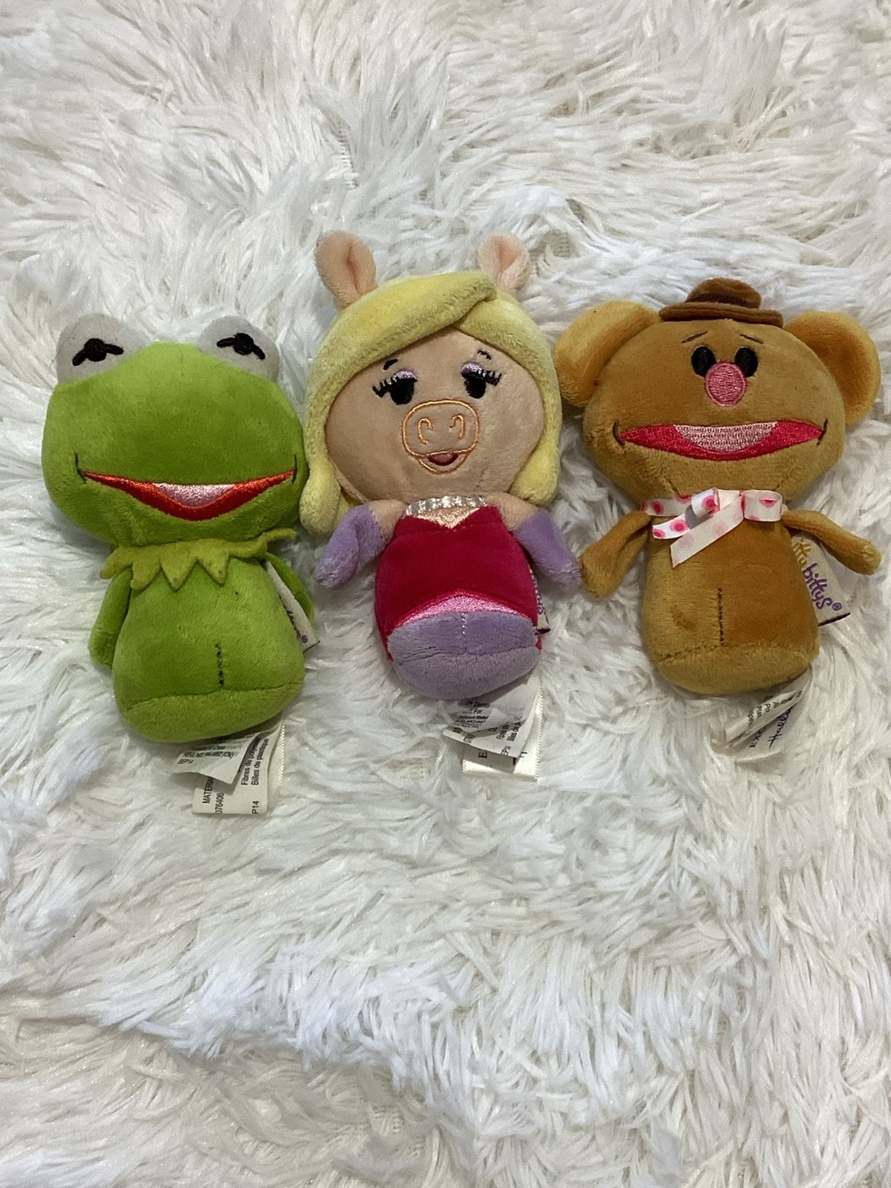 Itty Bitty Kermit,Miss piggy and Fozzie Bear